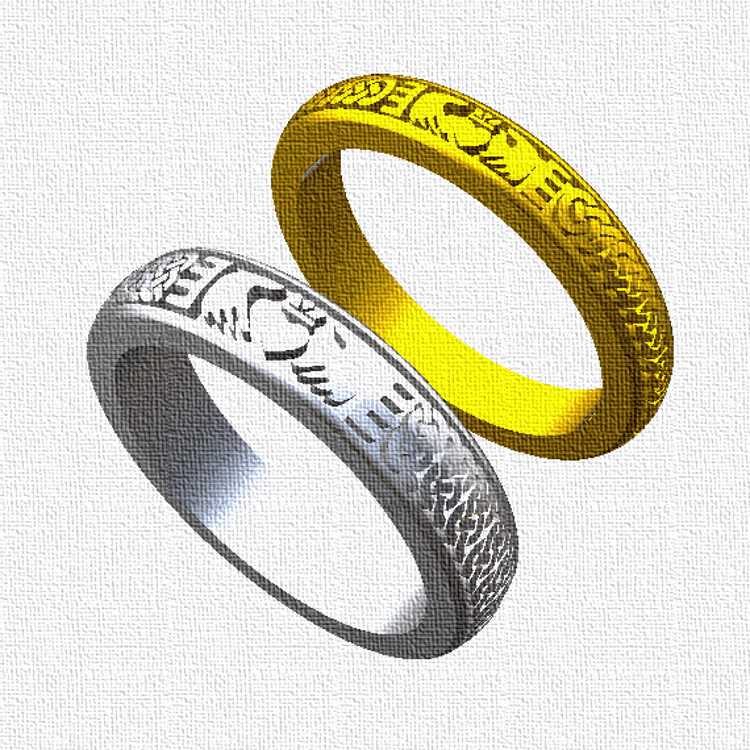 オーダー結婚指輪　クラダ1-1