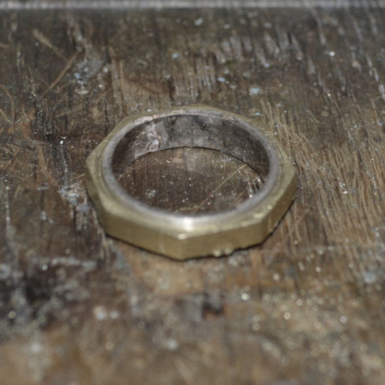 オーダーメイド　八角形　結婚指輪18