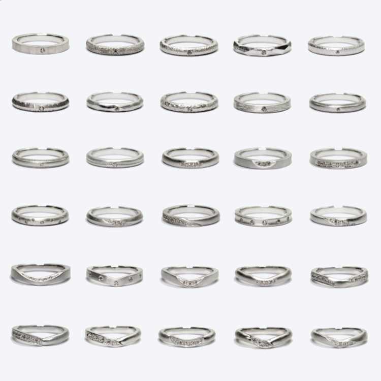 手作り結婚指輪　ハンドメイド53
