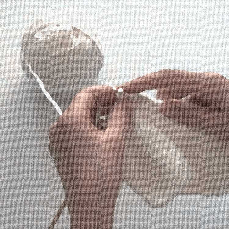 編み模様の指輪説明4