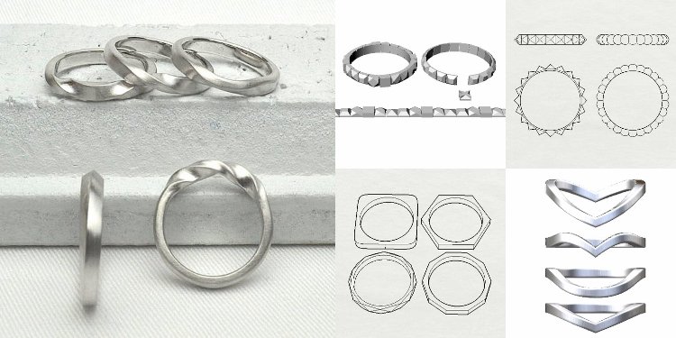 オーダー指輪　デザイン