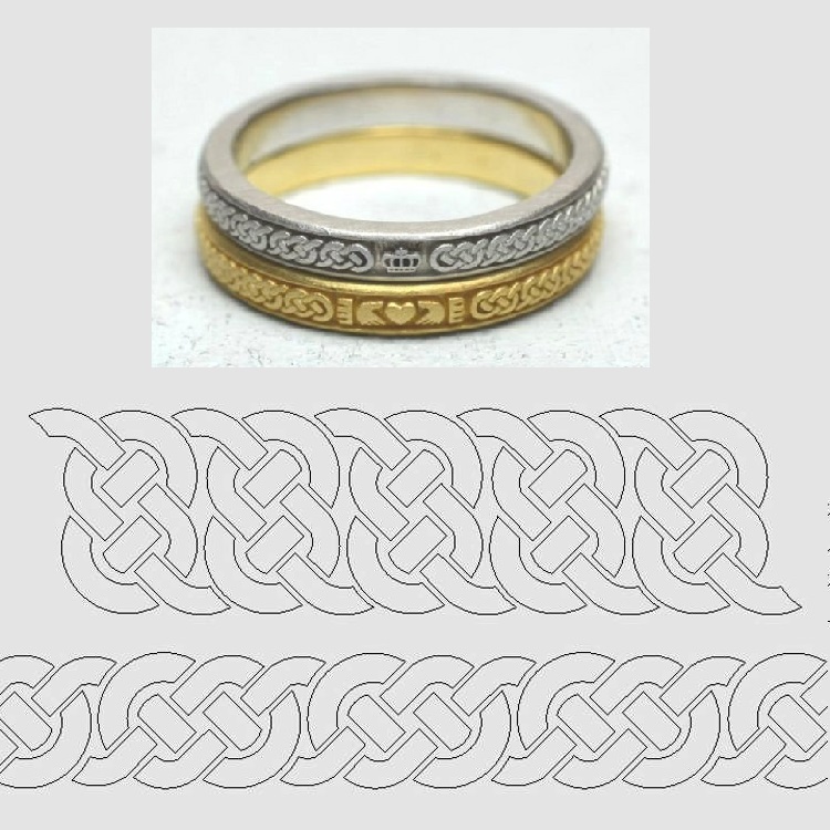 オーダー結婚指輪Celtic knot1