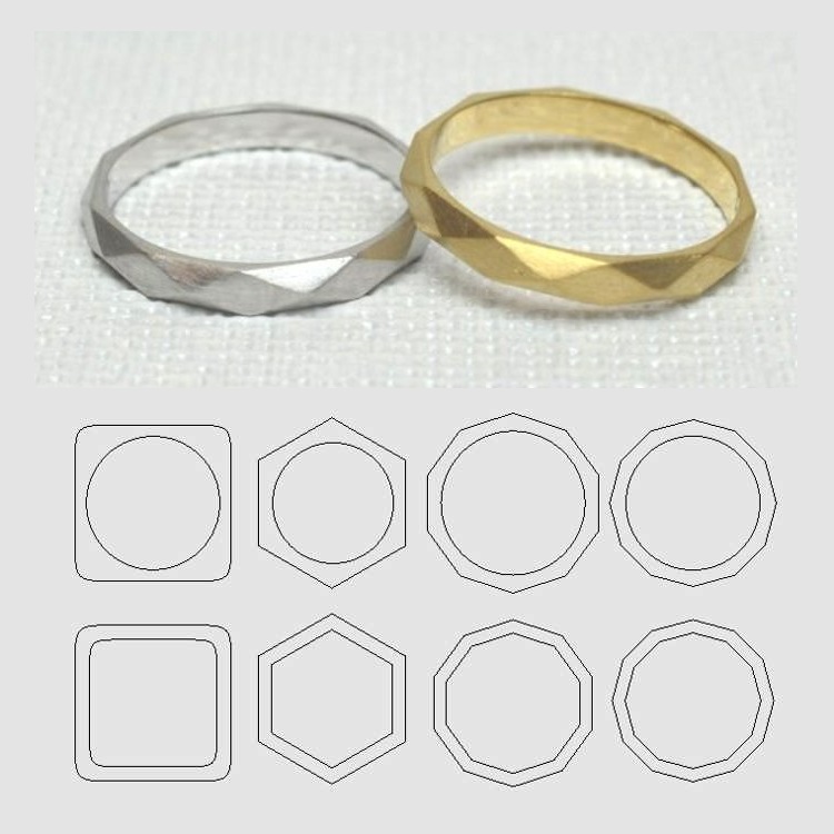オーダー結婚指輪Octagon 1