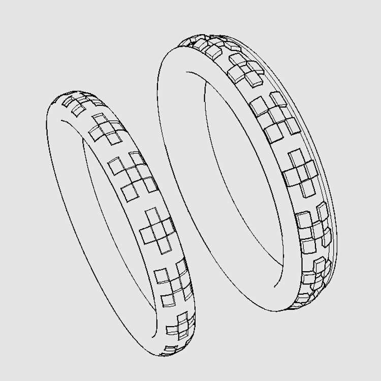 オーダー結婚指輪Minsa2
