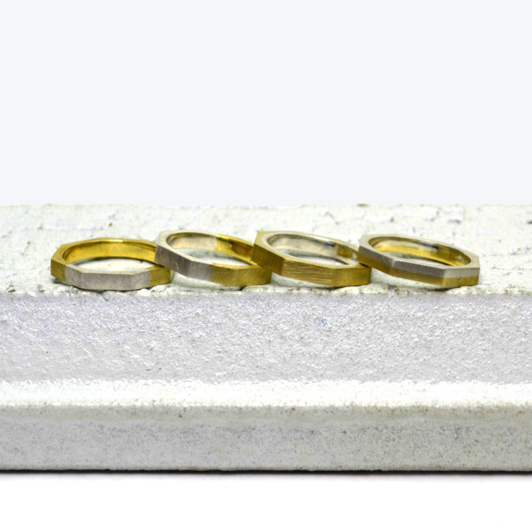 オーダーメイド　八角形　結婚指輪49