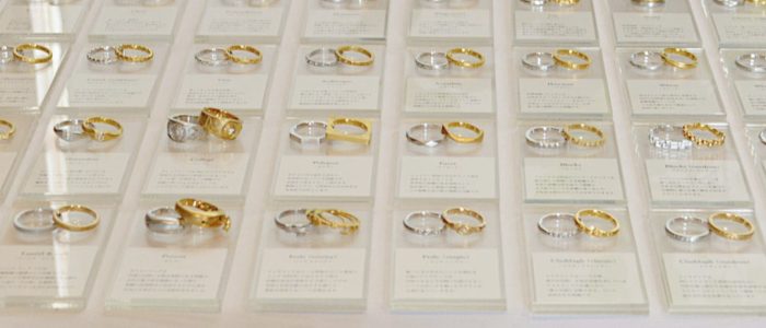 スライド画像　結婚指輪展示