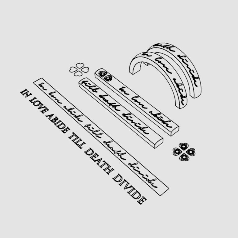 筆記体ポージーリング18