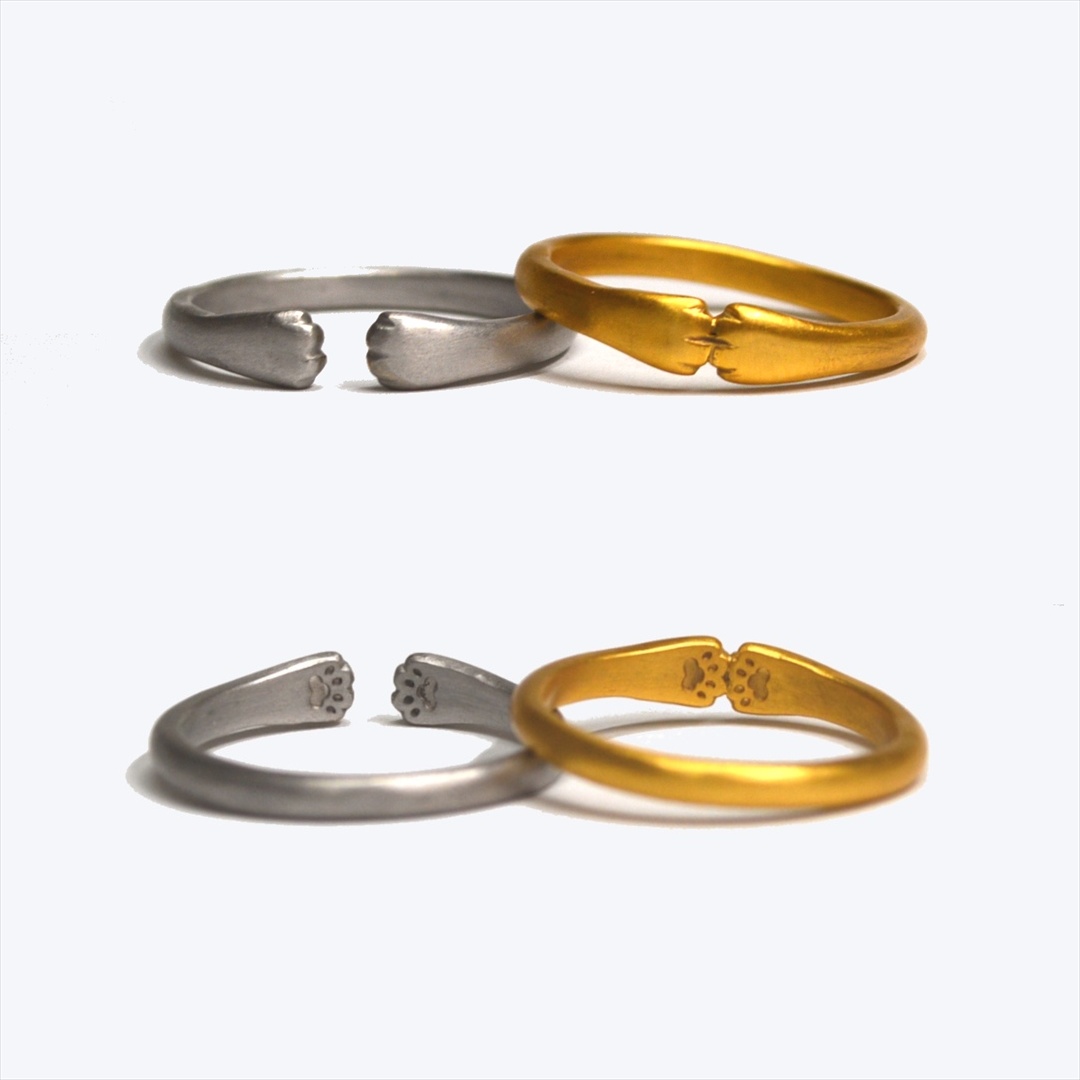 猫の手＆肉球リング3