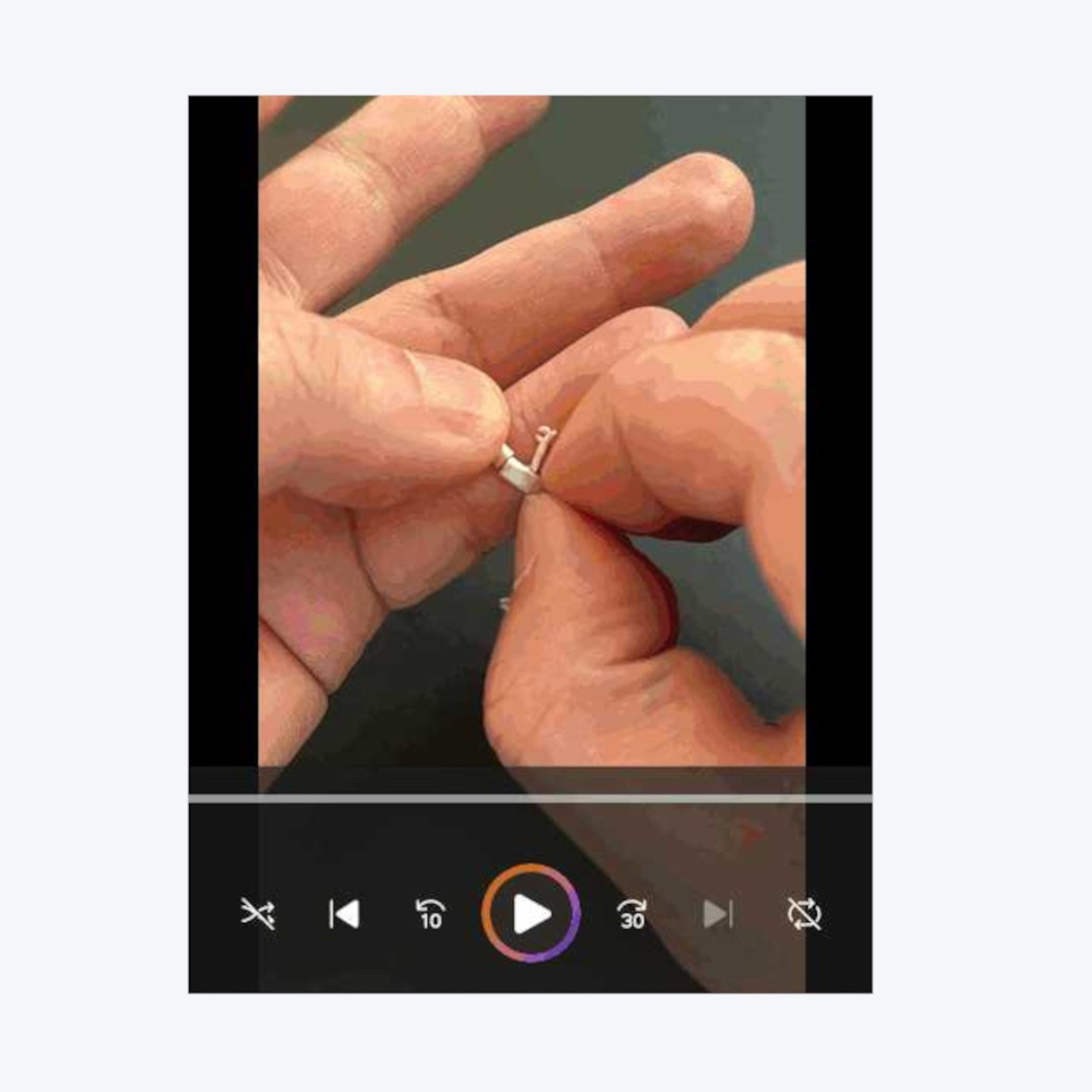 ダブルロック開閉式リング15