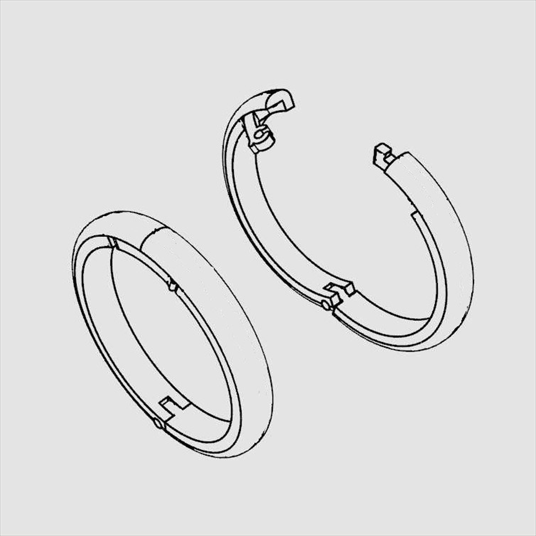 ダブルロック開閉式リング9