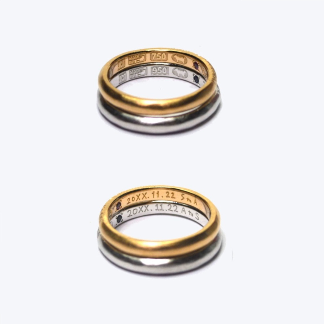 指輪の刻印について